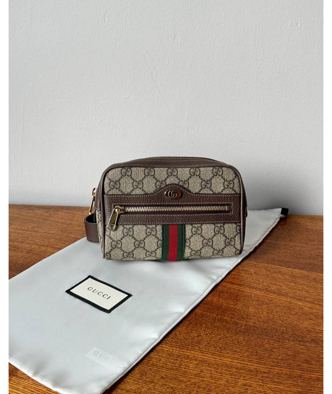 GUCCI Бежевая поясная сумка, фото 9