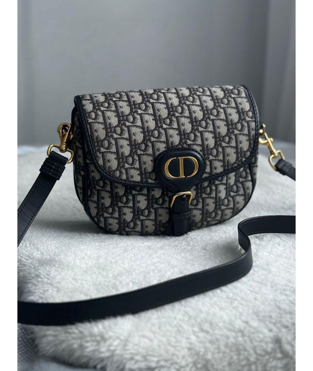 CHRISTIAN DIOR Темно-синяя сумка через плечо, фото 9