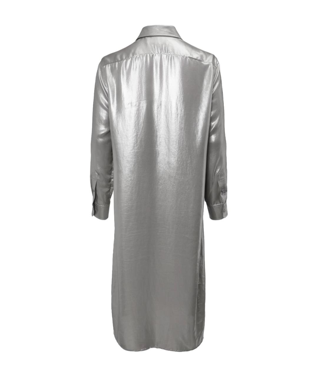 RALPH LAUREN Серебряное полиэстеровое повседневное платье, фото 3