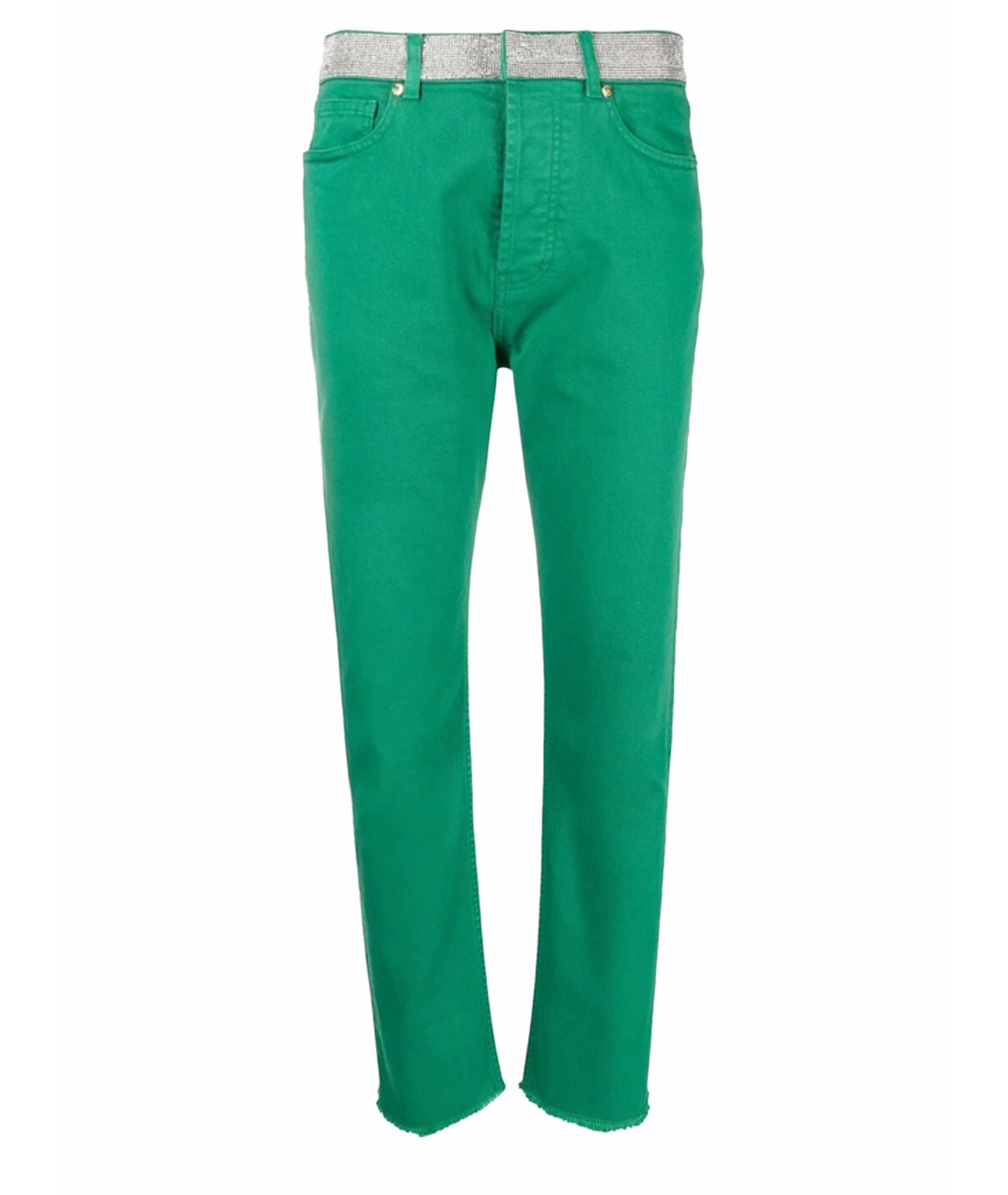 ALEXANDRE VAUTHIER Зеленые джинсы слим, фото 1