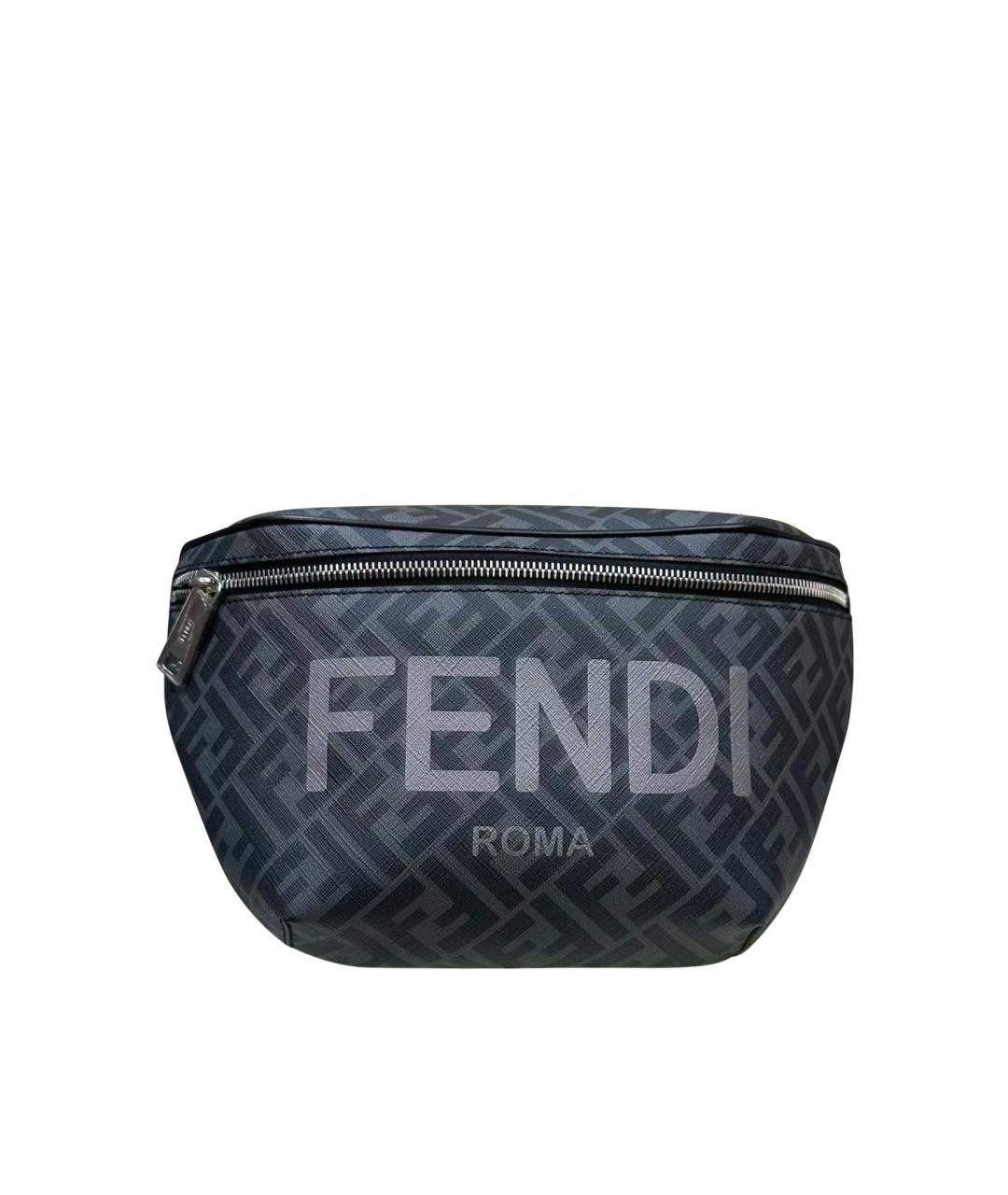 FENDI Черная поясная сумка, фото 1