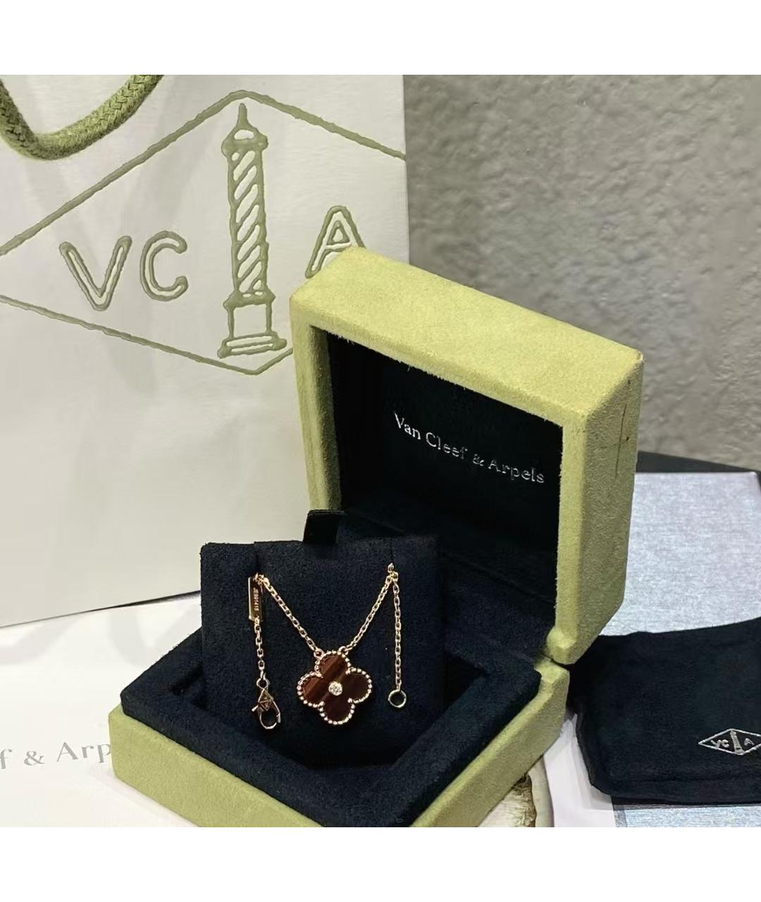 VAN CLEEF & ARPELS Коричневое колье, фото 2