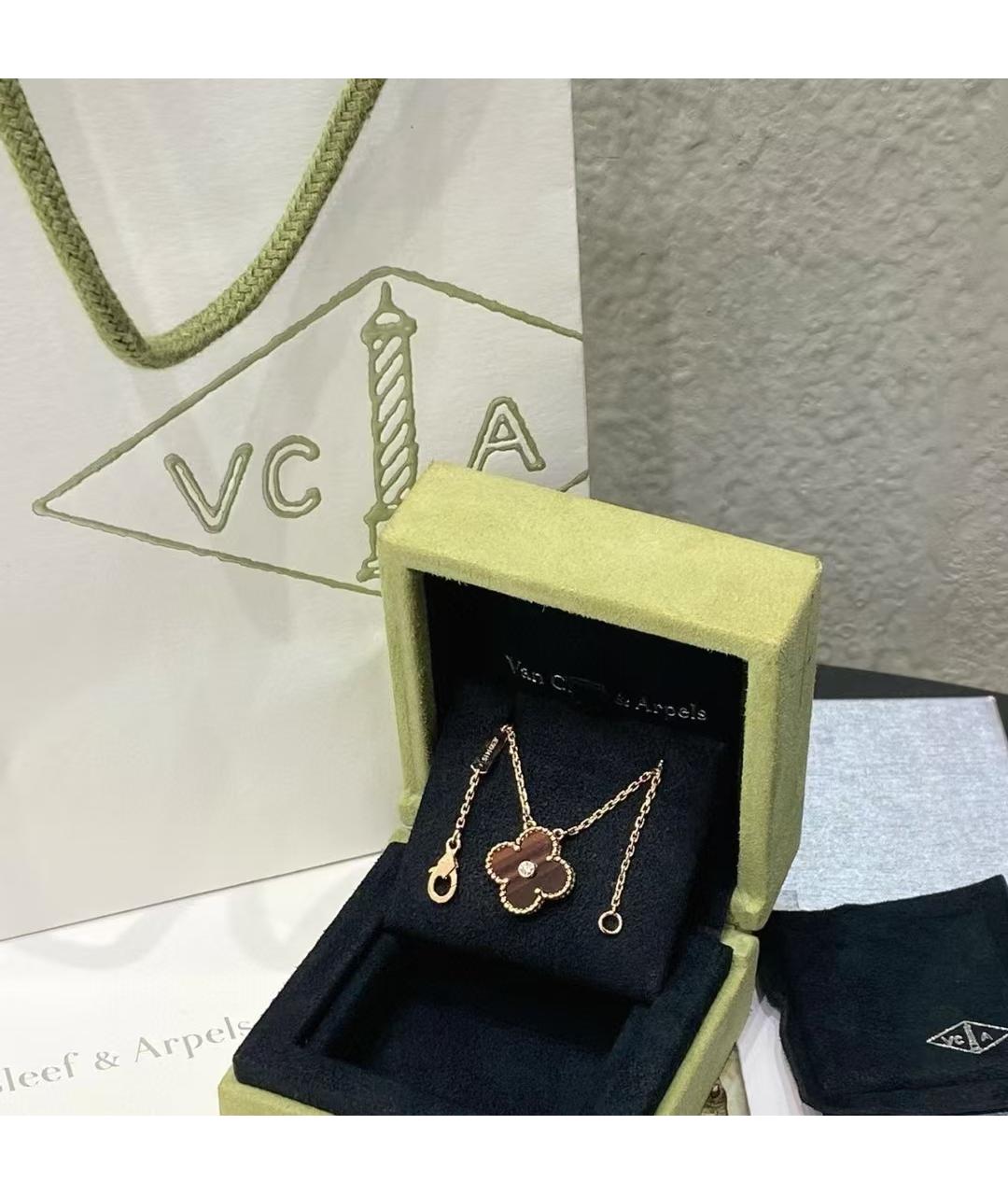 VAN CLEEF & ARPELS Коричневое колье, фото 4