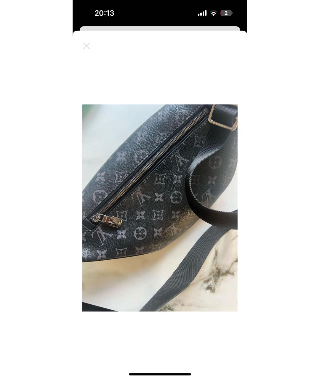 LOUIS VUITTON Бежевая кожаная поясная сумка, фото 2