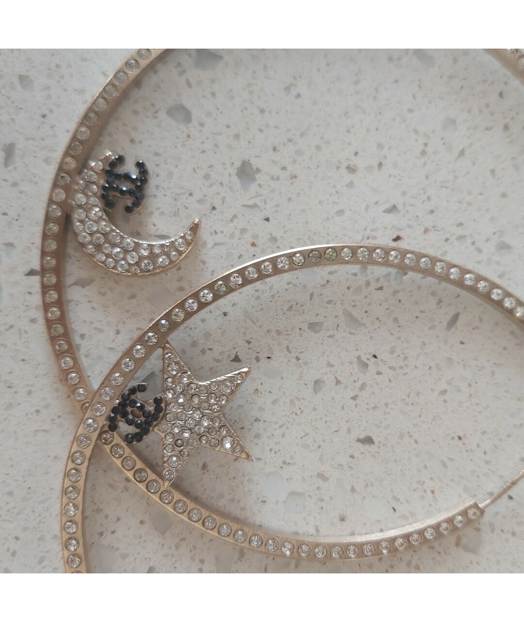 CHANEL Металлические серьги, фото 2