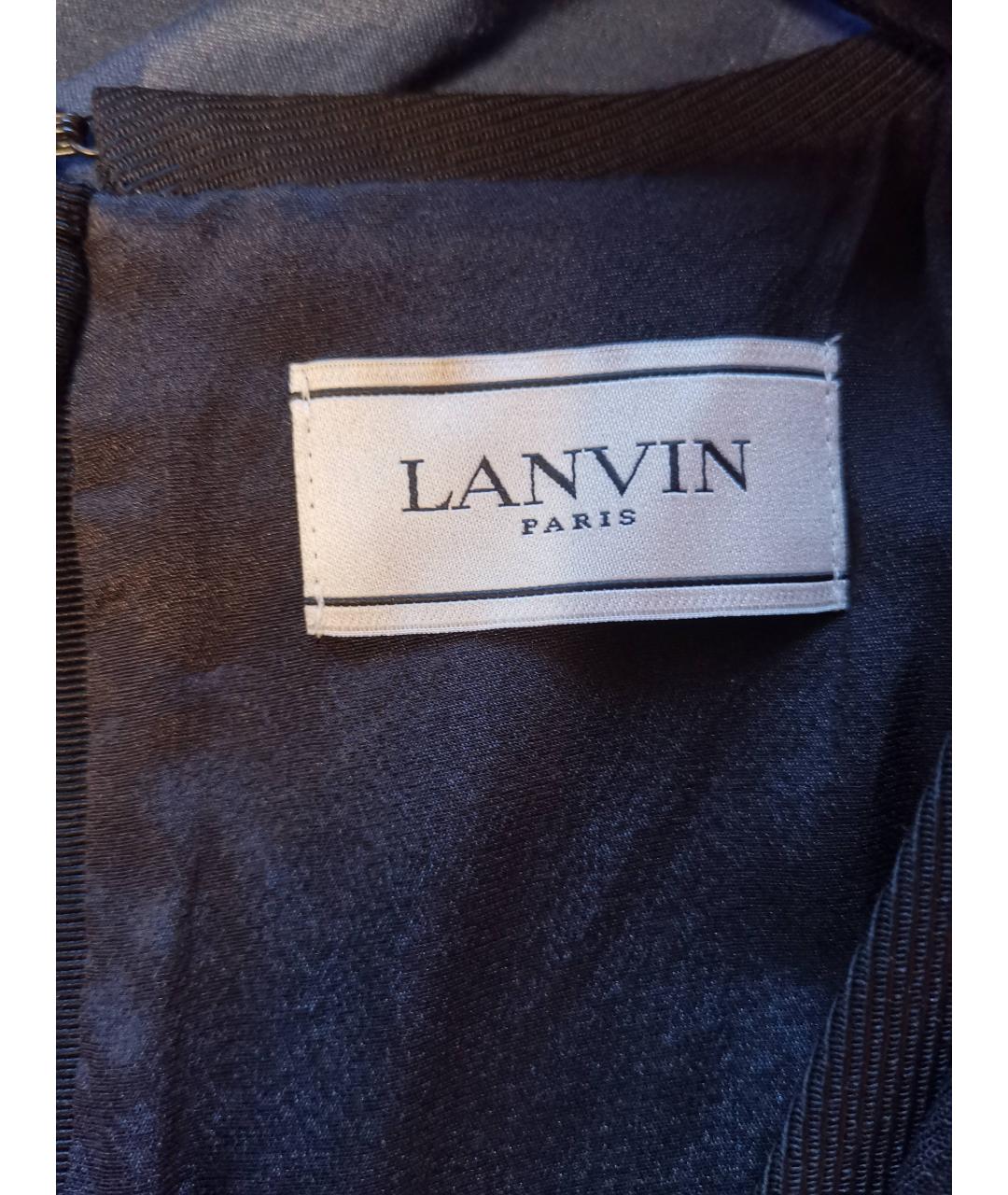 LANVIN Бордовое бархатное вечернее платье, фото 4