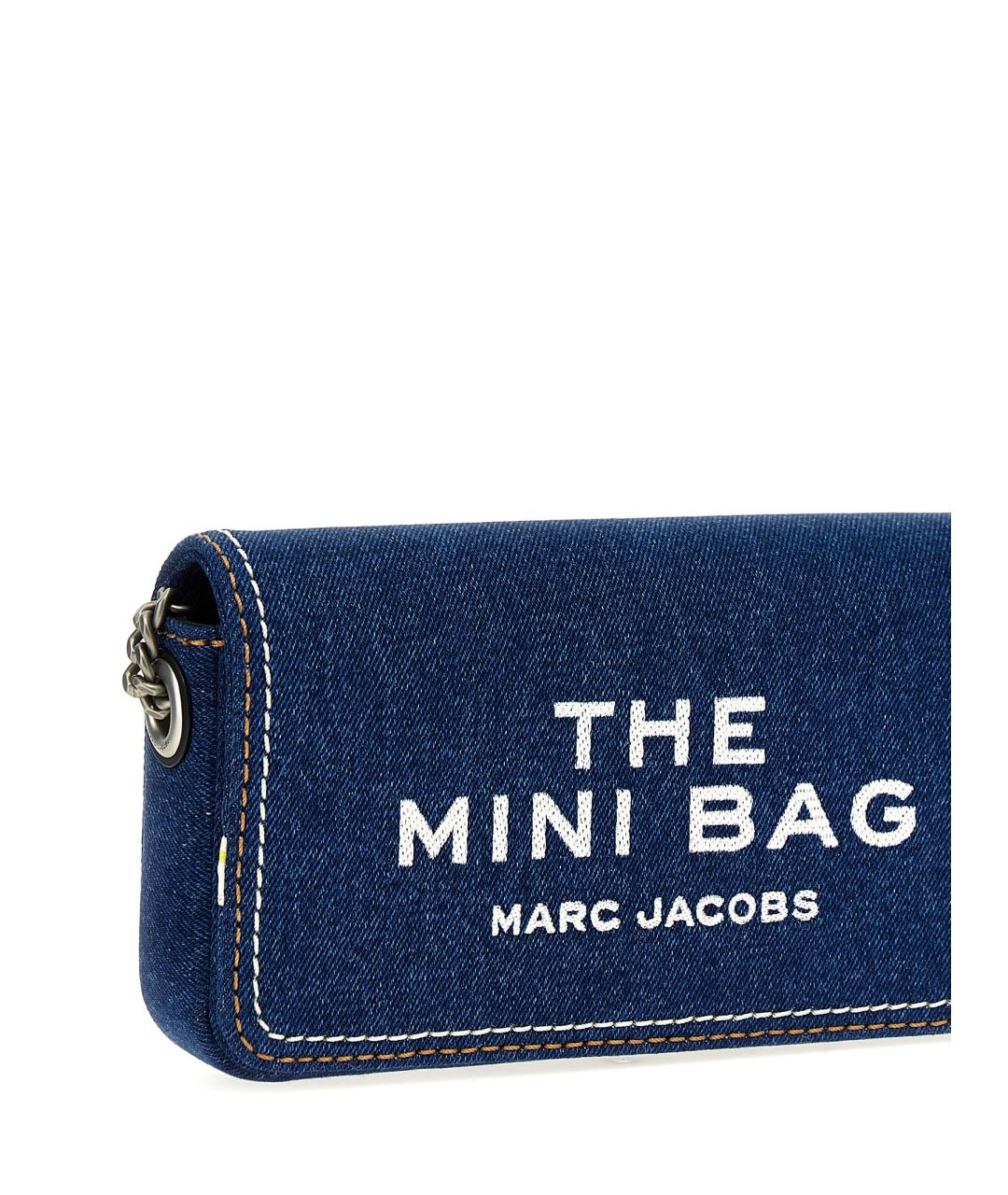 MARC JACOBS Синяя хлопковая сумка через плечо, фото 3