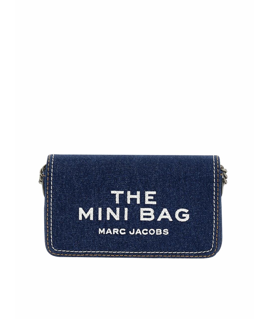 MARC JACOBS Синяя хлопковая сумка через плечо, фото 1