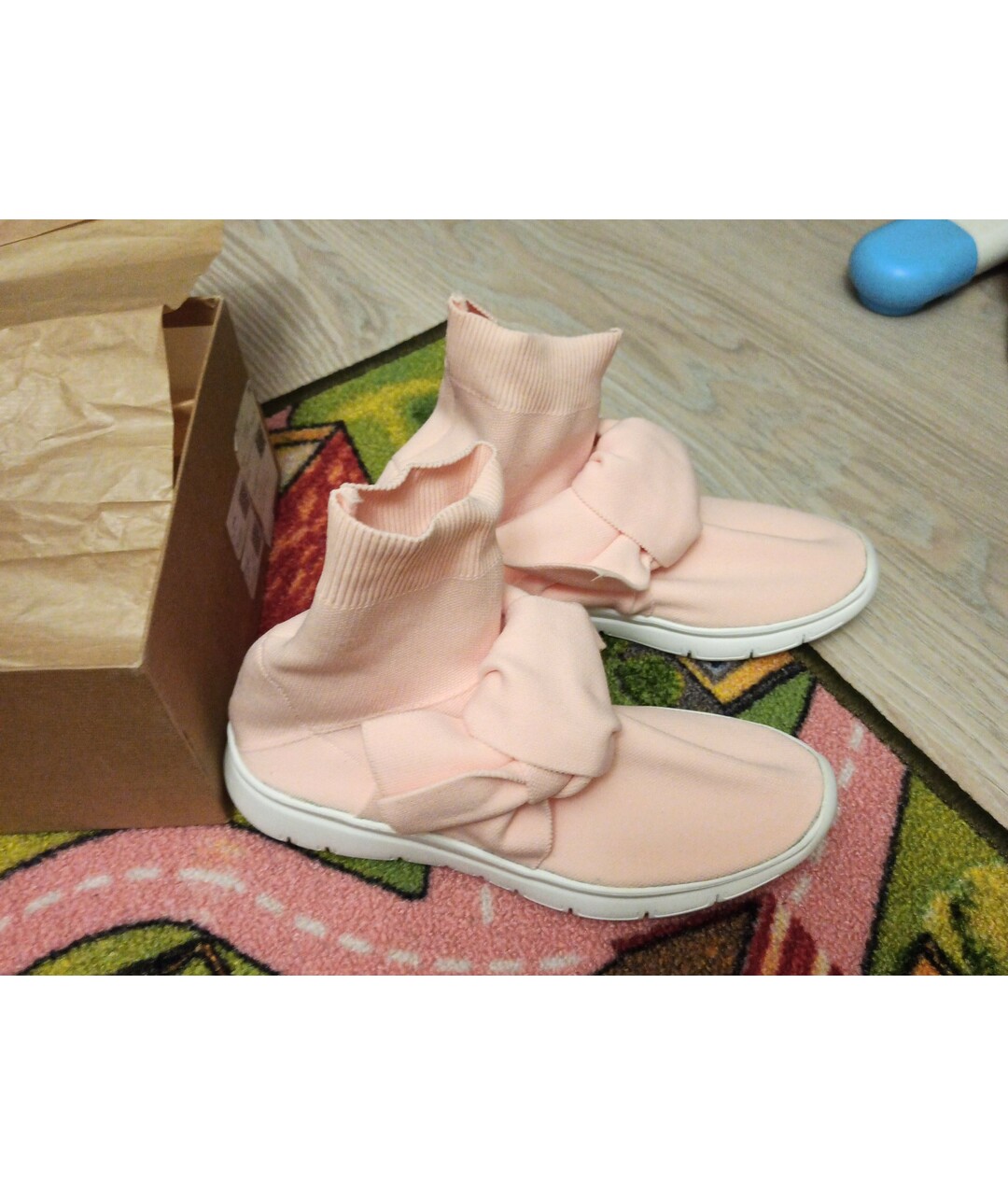 JOSHUA SANDERS Розовые неопреновые кроссовки, фото 5