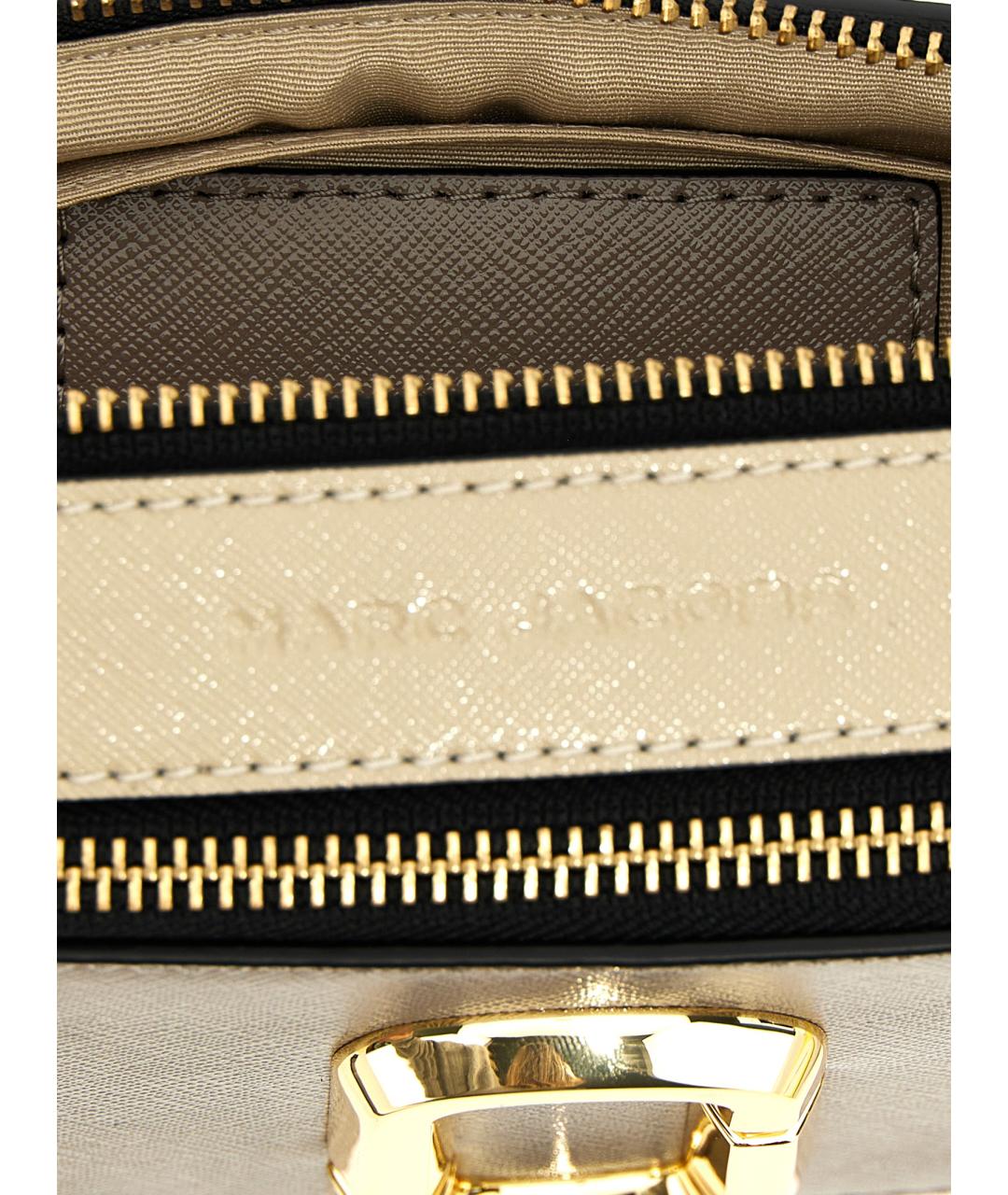 MARC JACOBS Бежевая кожаная сумка через плечо, фото 4