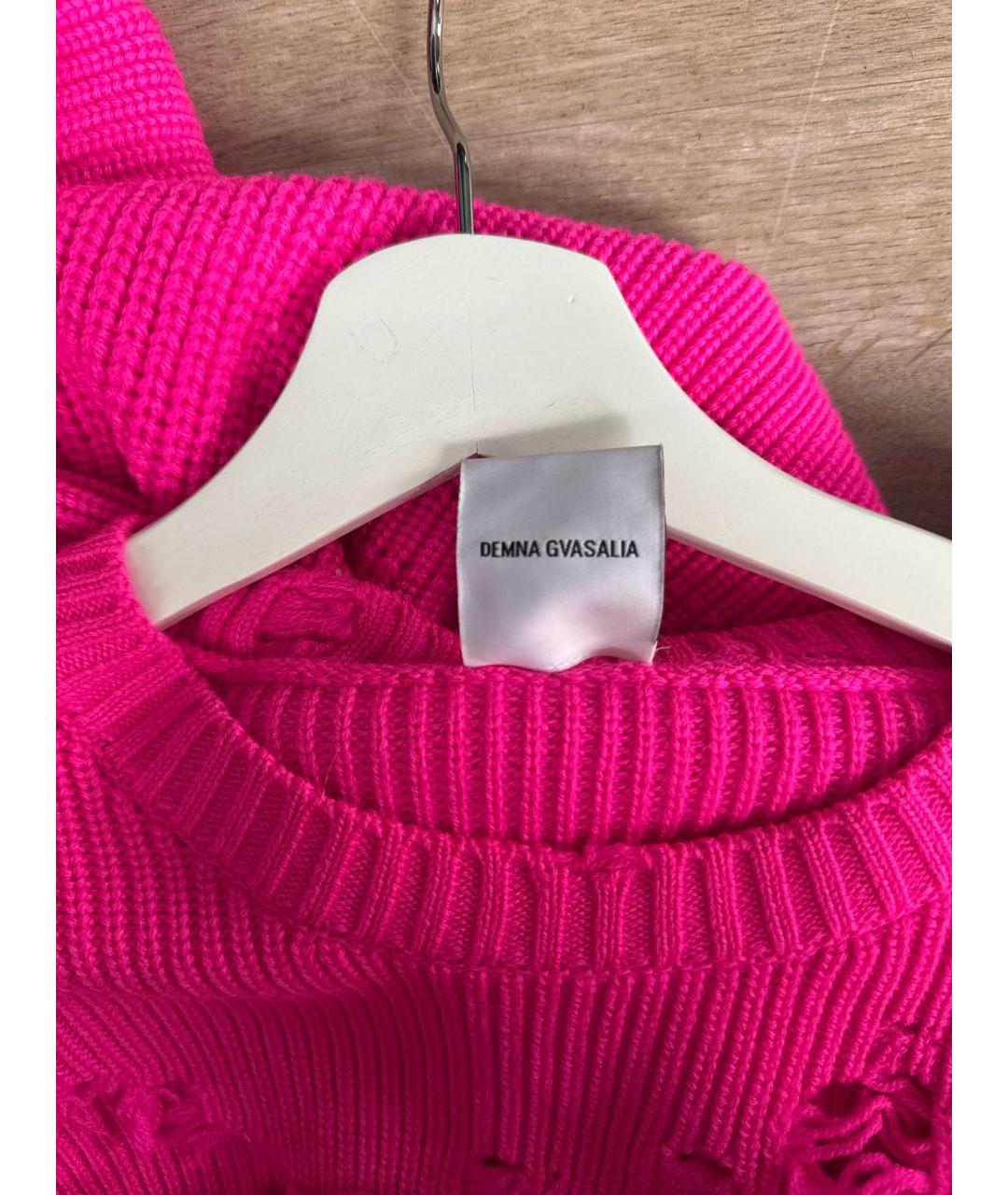 VETEMENTS Фуксия шерстяной джемпер / свитер, фото 5