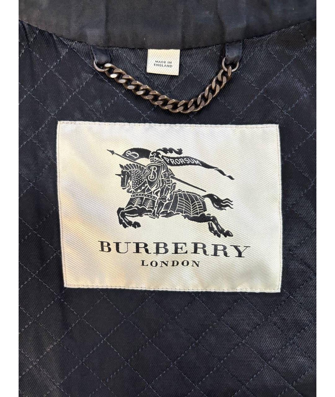 BURBERRY Черное пальто, фото 3