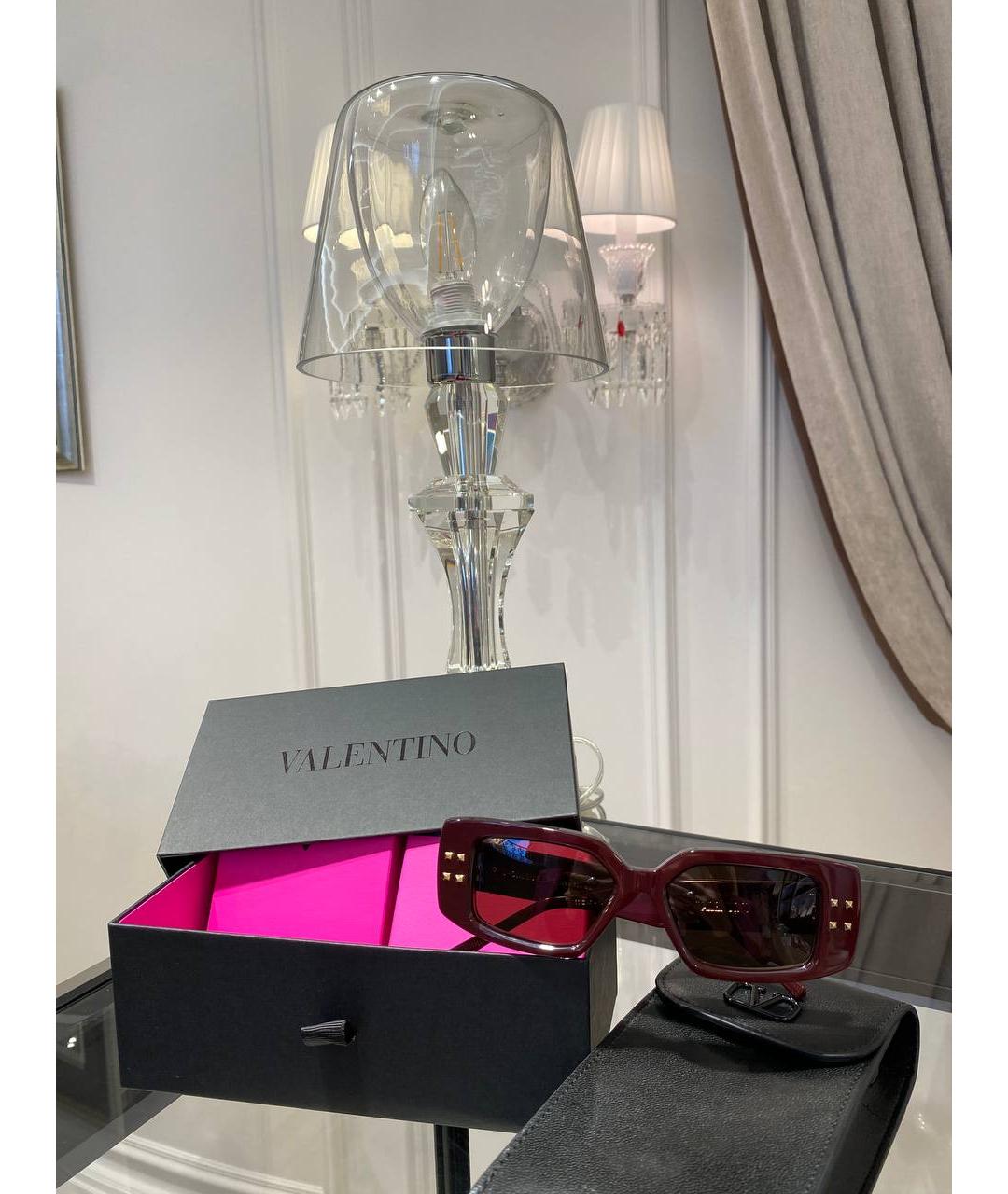 VALENTINO Коричневые солнцезащитные очки, фото 3