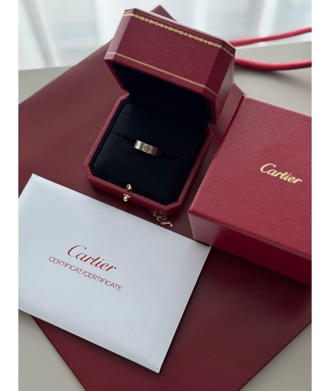 CARTIER Серебряное кольцо из белого золота, фото 3