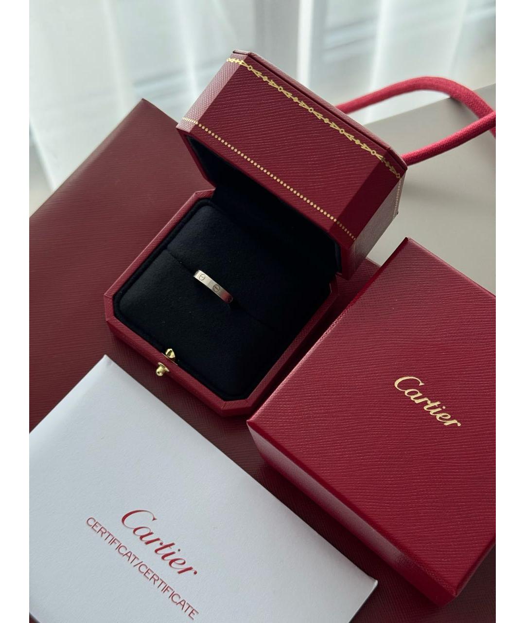 CARTIER Серебряное кольцо из белого золота, фото 2