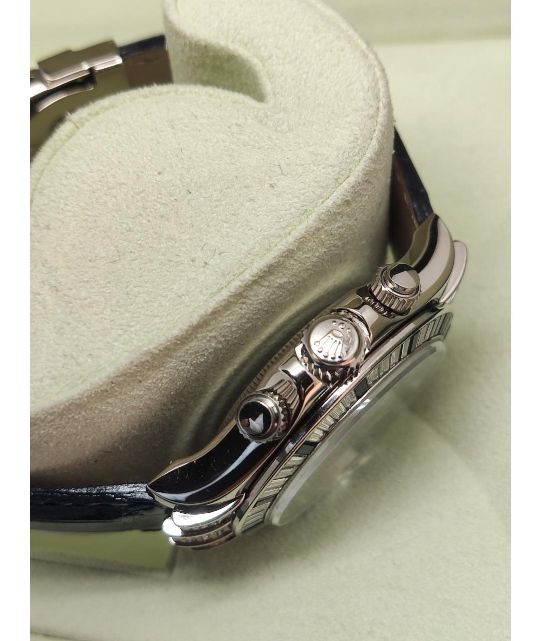 ROLEX Синие часы из белого золота, фото 4