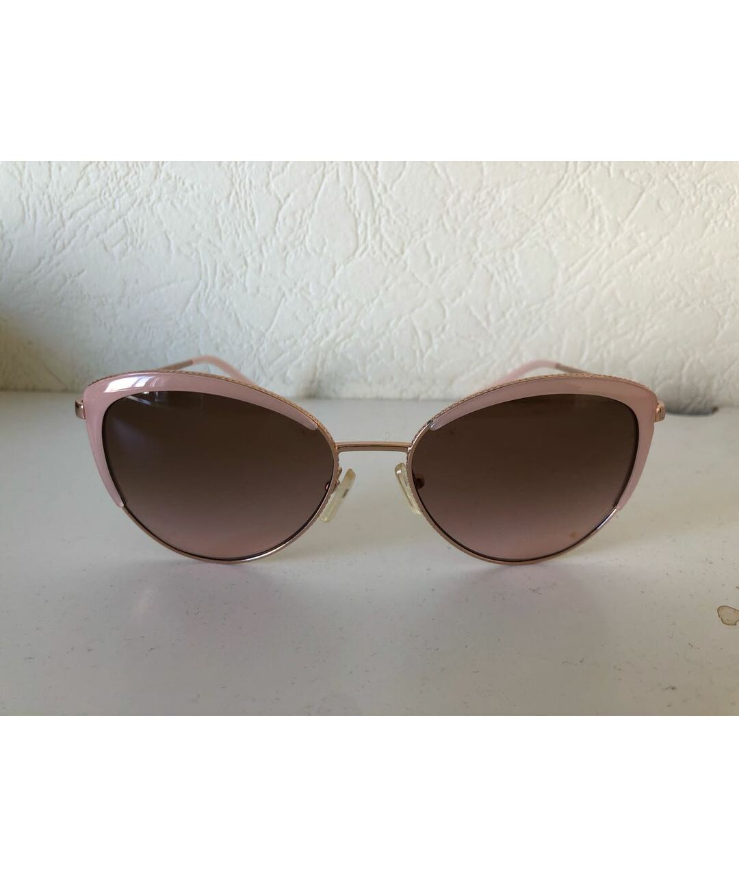 MICHAEL KORS Розовые металлические солнцезащитные очки, фото 5