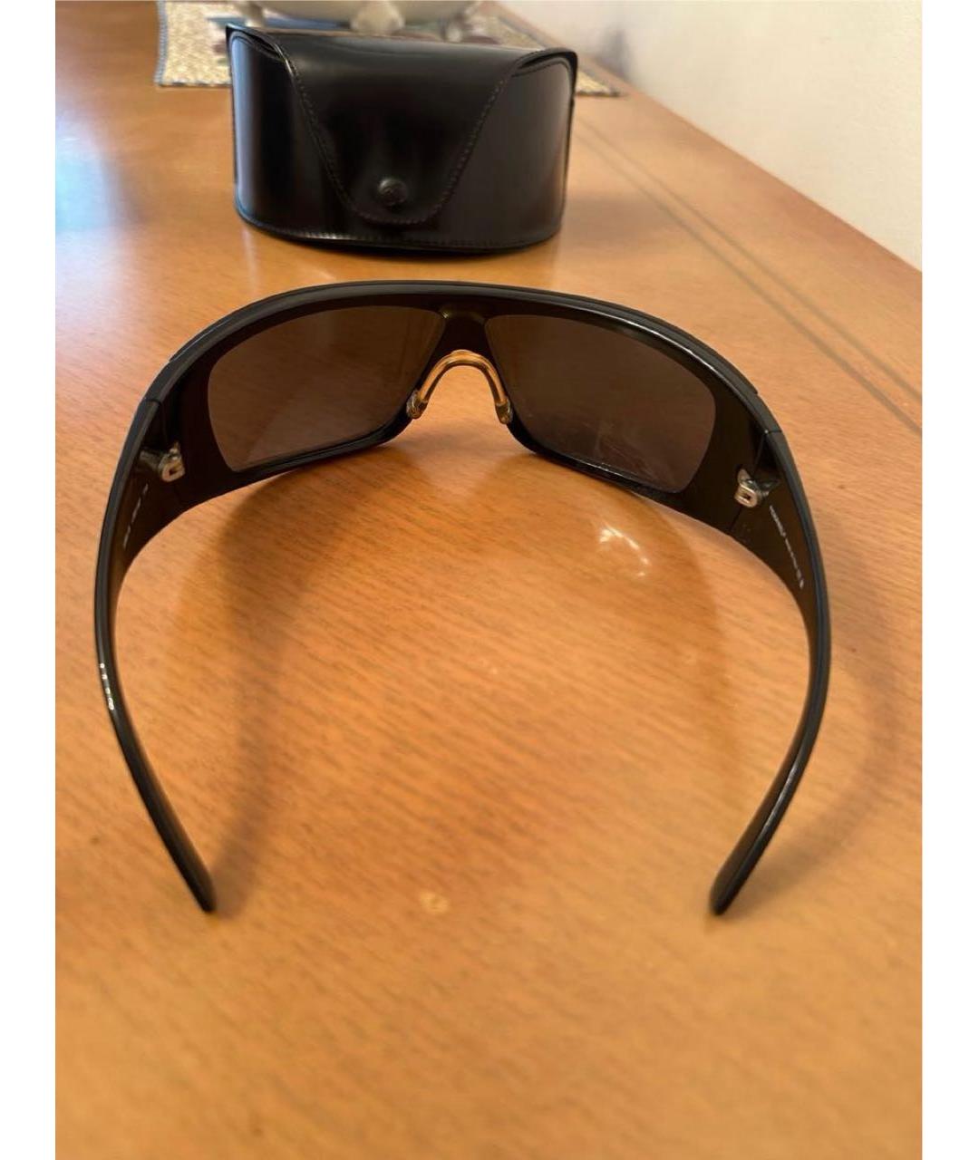 CHANEL Черные пластиковые солнцезащитные очки, фото 5