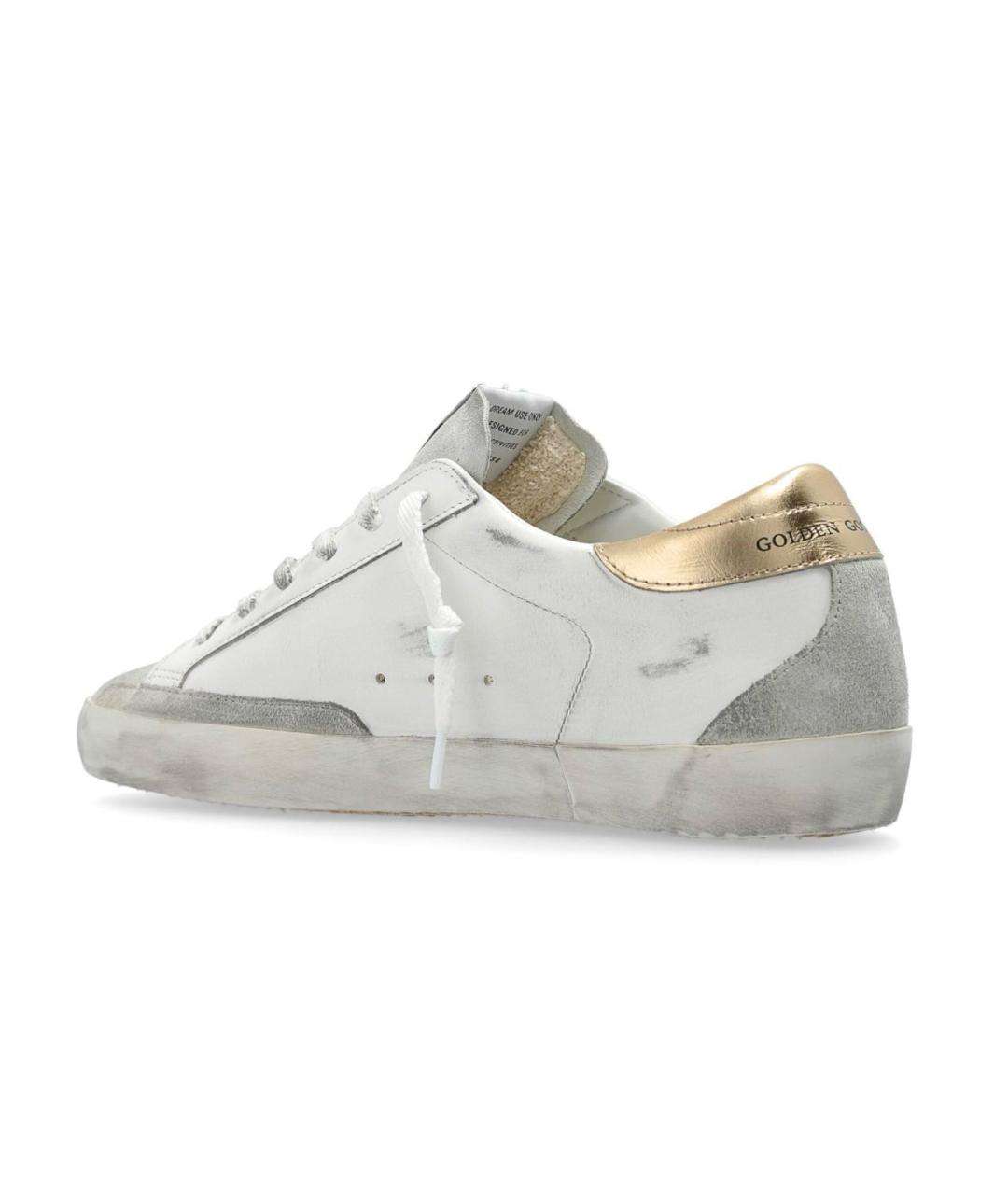 GOLDEN GOOSE DELUXE BRAND Белые кожаные кеды, фото 4