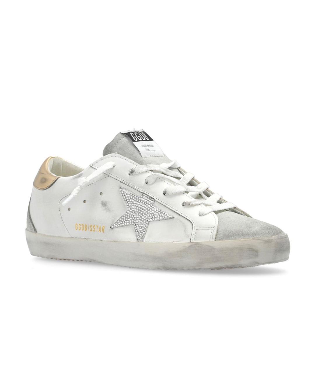 GOLDEN GOOSE DELUXE BRAND Белые кожаные кеды, фото 2