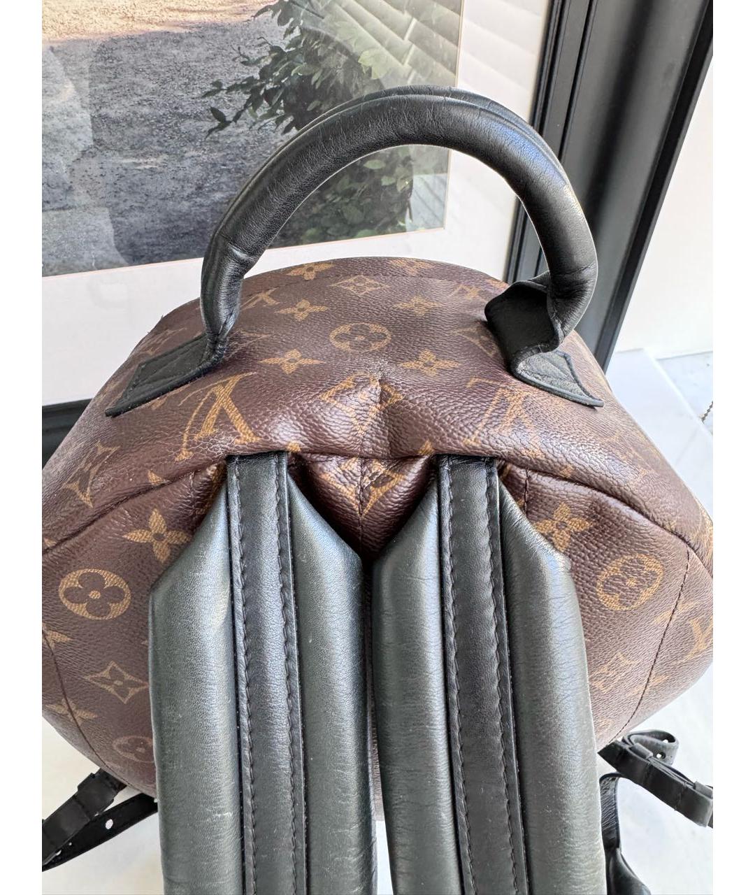 LOUIS VUITTON Коричневый рюкзак, фото 3