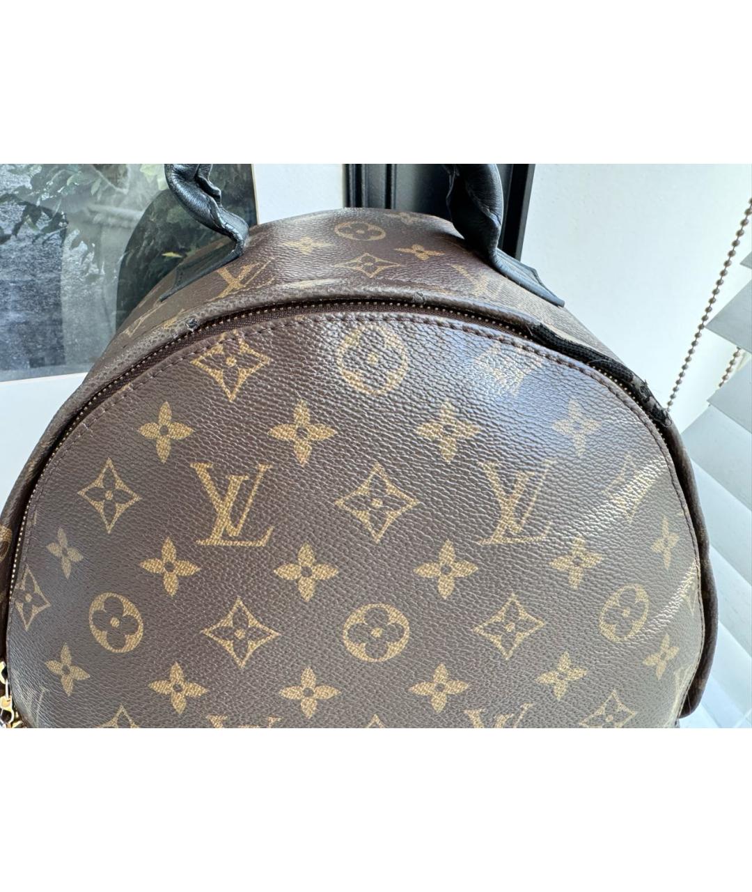 LOUIS VUITTON Коричневый рюкзак, фото 6