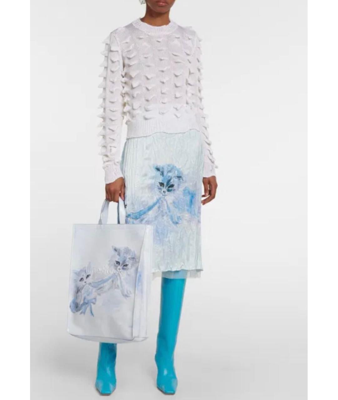 ACNE STUDIOS Белая сумка с короткими ручками, фото 8