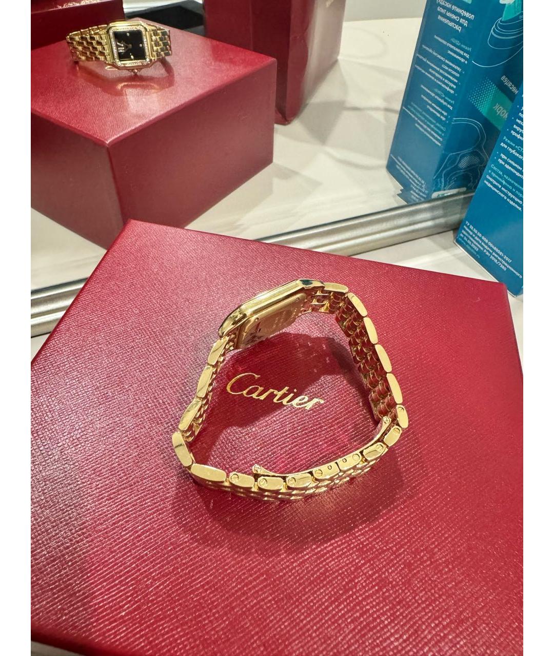 CARTIER Желтые часы из желтого золота, фото 3