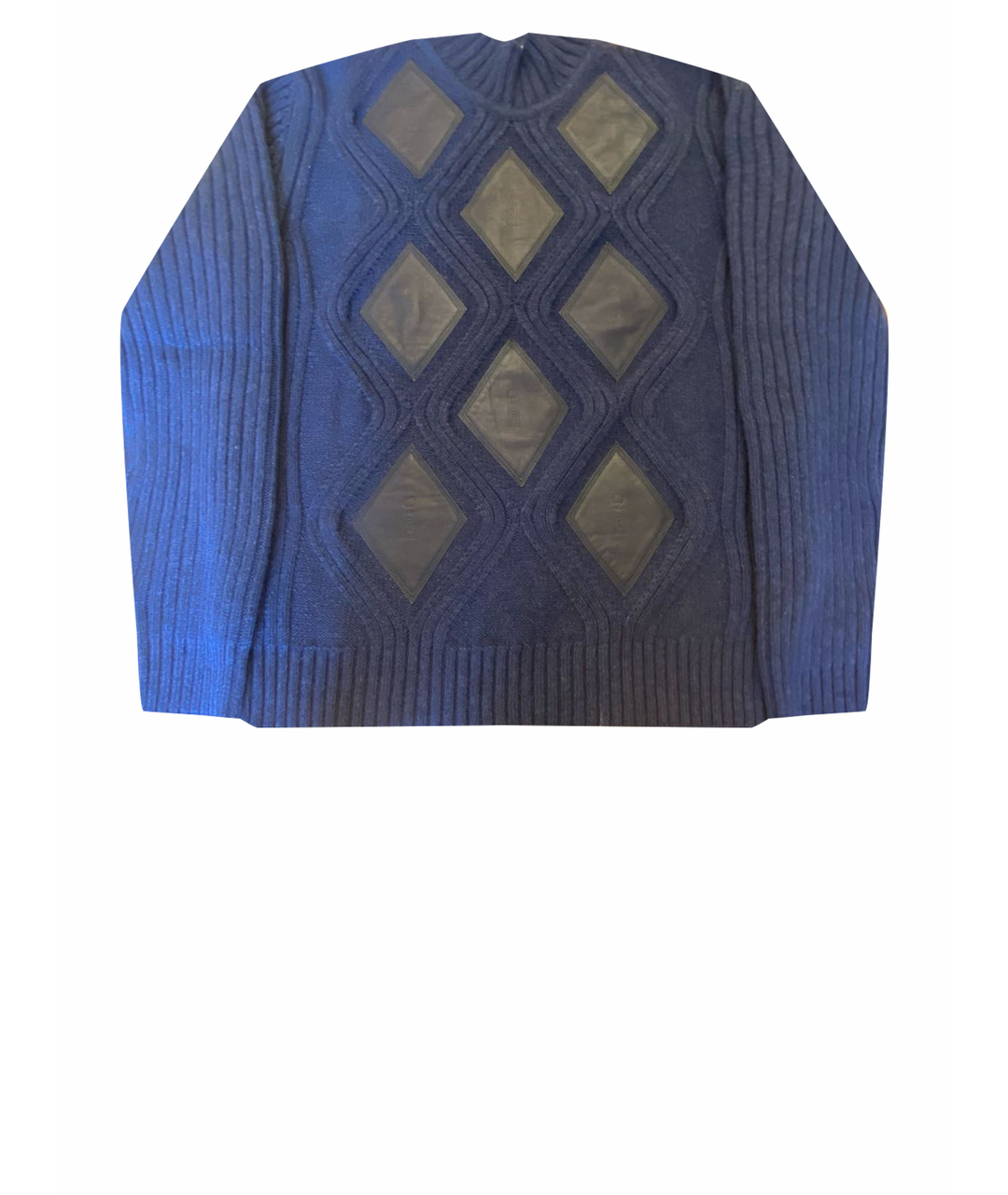 ZILLI Темно-синий кашемировый джемпер / свитер, фото 1