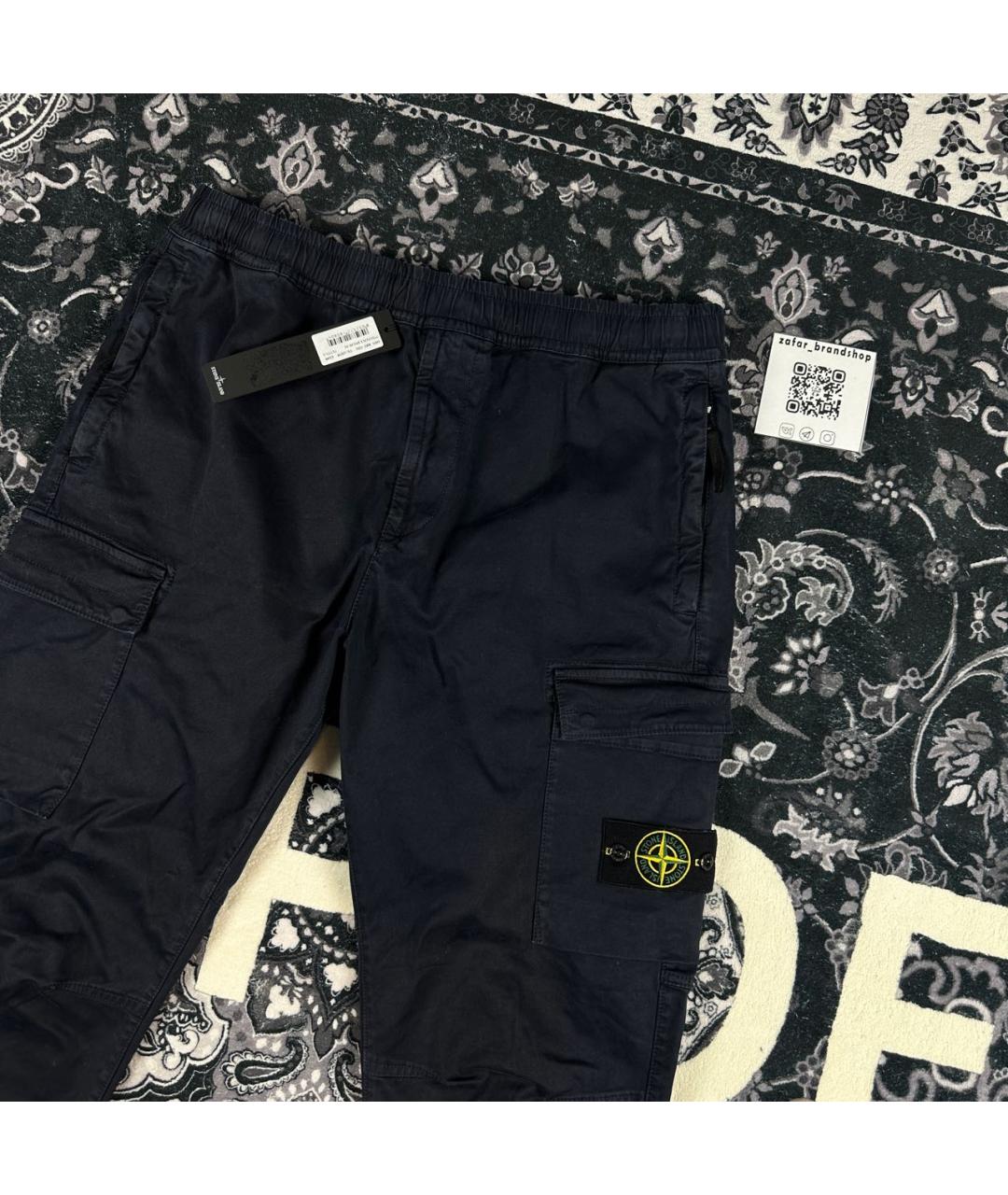 STONE ISLAND Хлопко-эластановые брюки чинос, фото 2