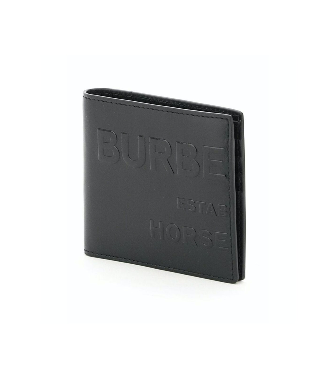 BURBERRY Черный кожаный кошелек, фото 4