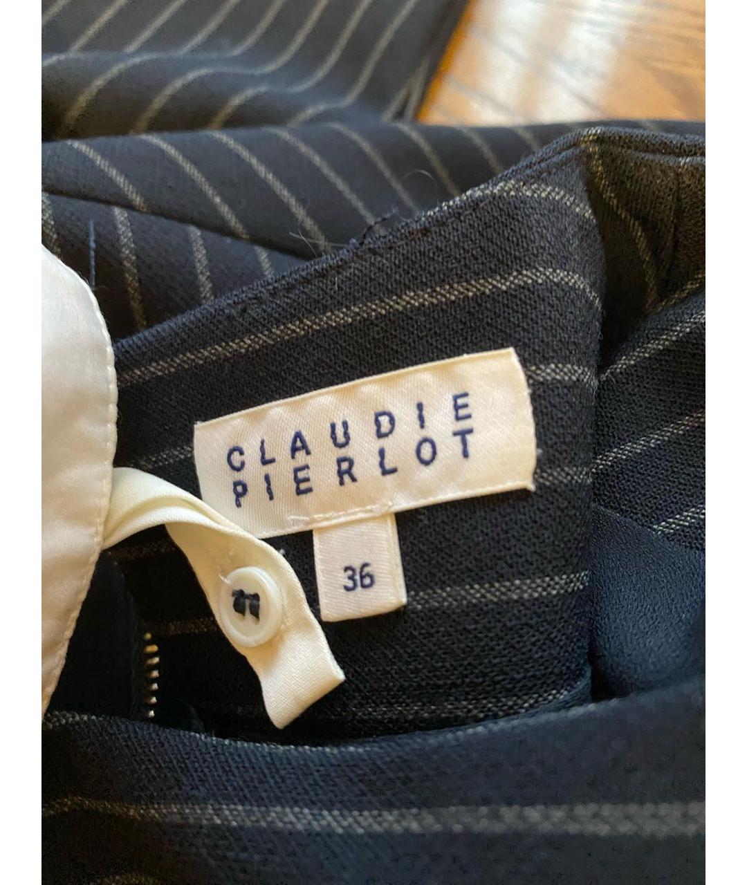 Claudie Pierlot Темно-синее повседневное платье, фото 5