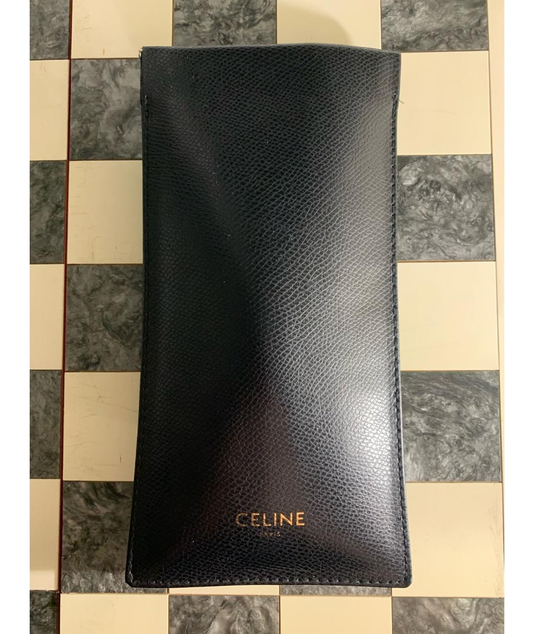 CELINE Черные пластиковые солнцезащитные очки, фото 5