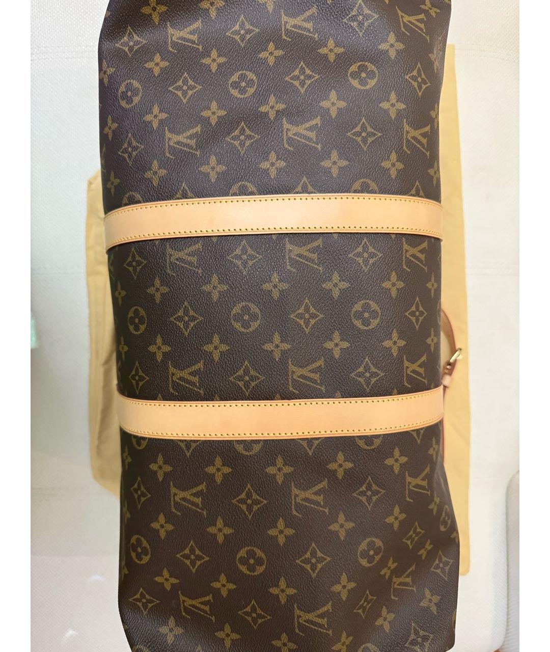 LOUIS VUITTON Коричневая дорожная/спортивная сумка, фото 3