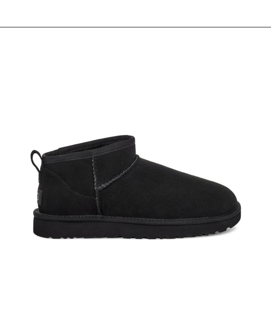 UGG AUSTRALIA Черные замшевые ботинки, фото 7