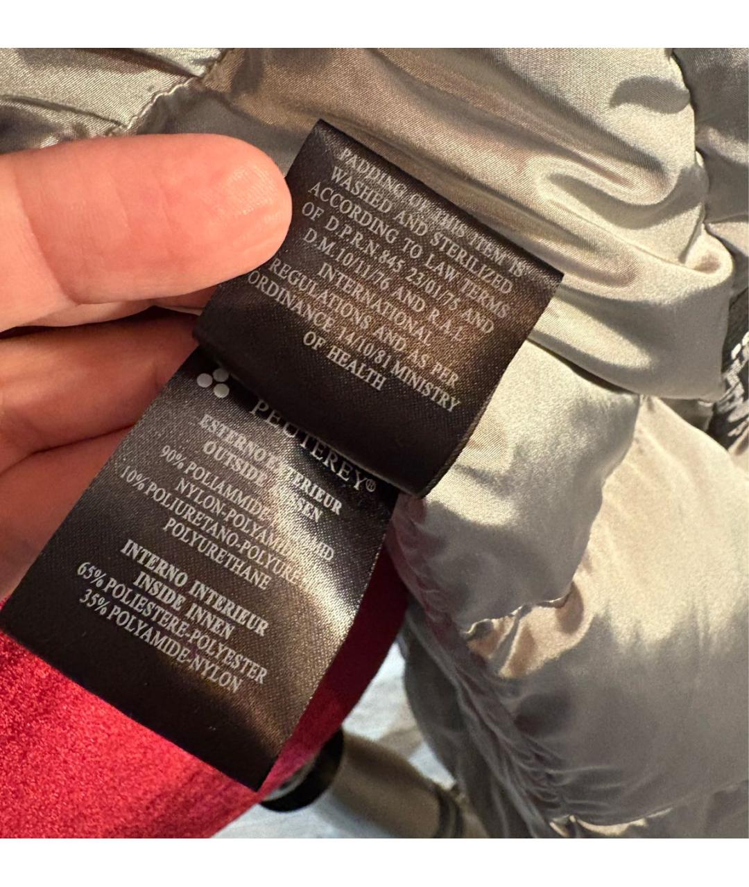 PEUTEREY Черный пуховик, фото 8