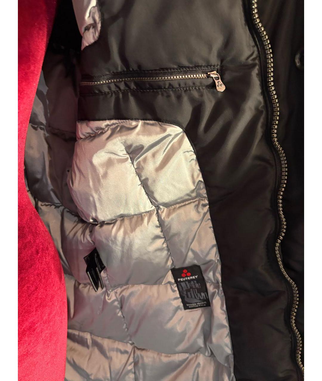 PEUTEREY Черный пуховик, фото 5