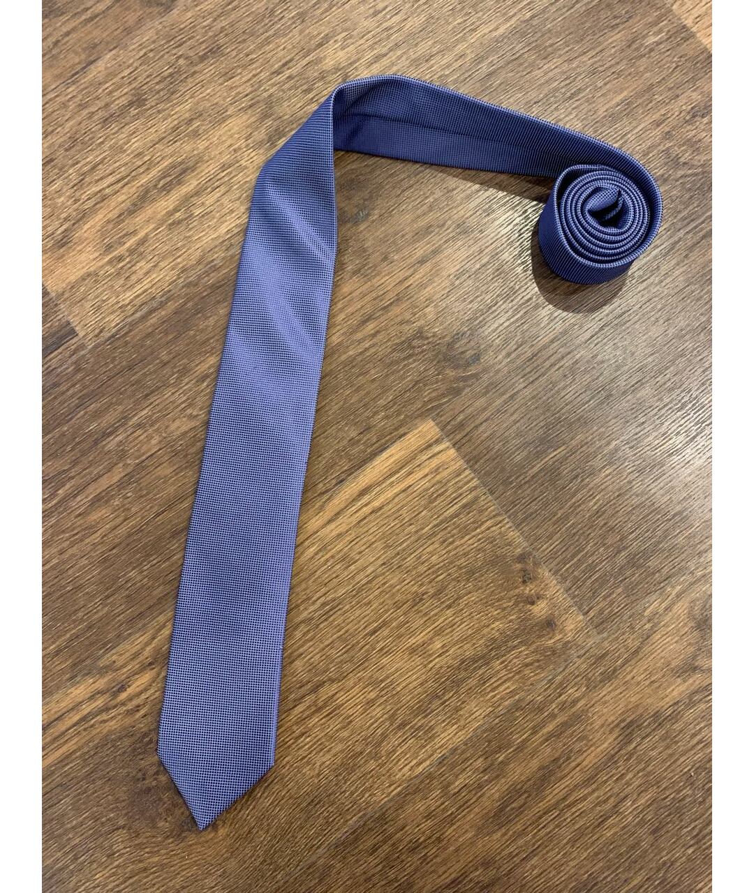 CORNELIANI Синий шелковый галстук, фото 7