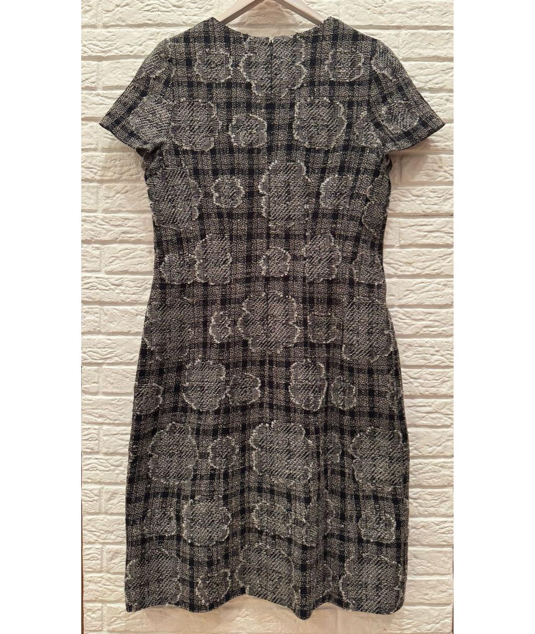 CHANEL Серое хлопковое повседневное платье, фото 2