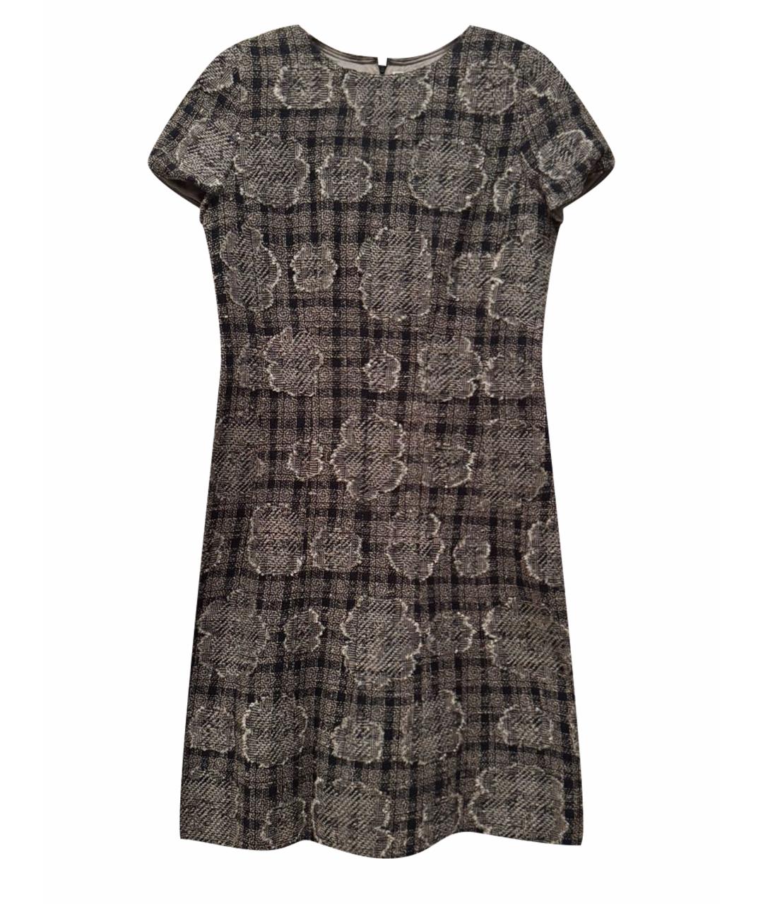 CHANEL Серое хлопковое повседневное платье, фото 1