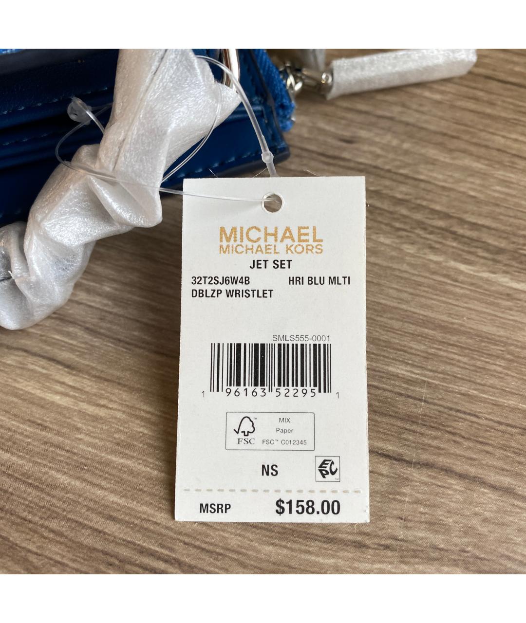 MICHAEL KORS Синий кошелек, фото 8