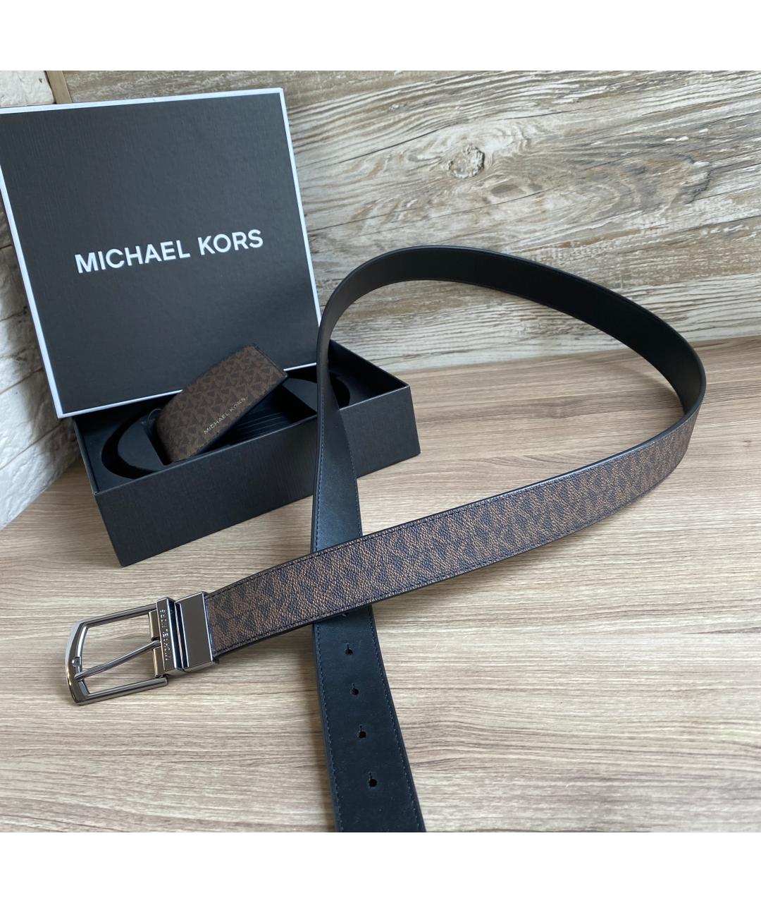 MICHAEL KORS Коричневый ремень, фото 3