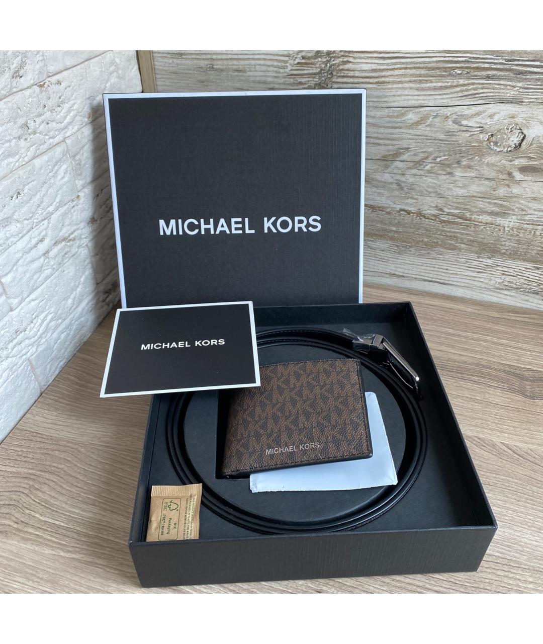 MICHAEL KORS Коричневый ремень, фото 9