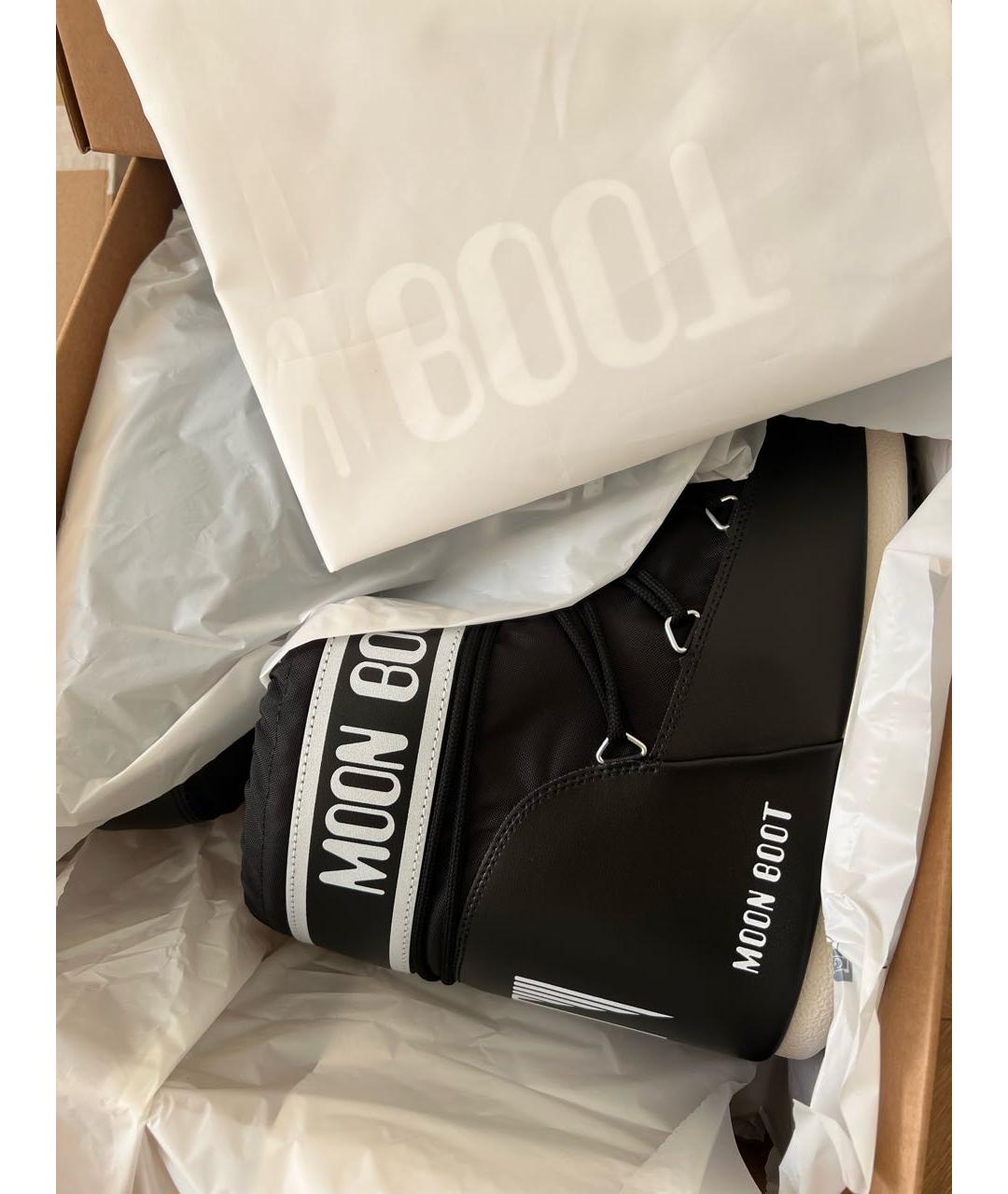 MOON BOOT Черные ботинки, фото 4