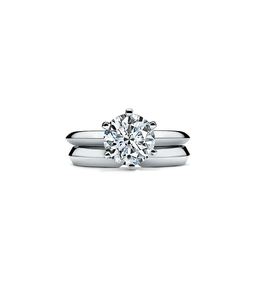 TIFFANY&CO Серебряное платиновое кольцо, фото 3