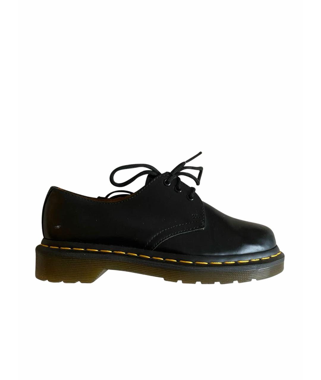 DR. MARTENS Черные кожаные ботинки, фото 1