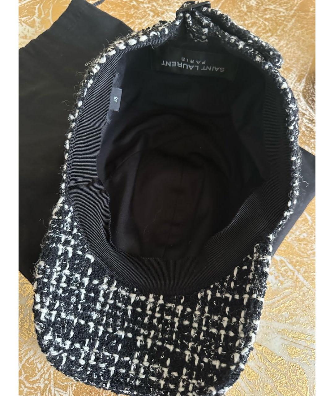 SAINT LAURENT Шерстяная кепка, фото 3