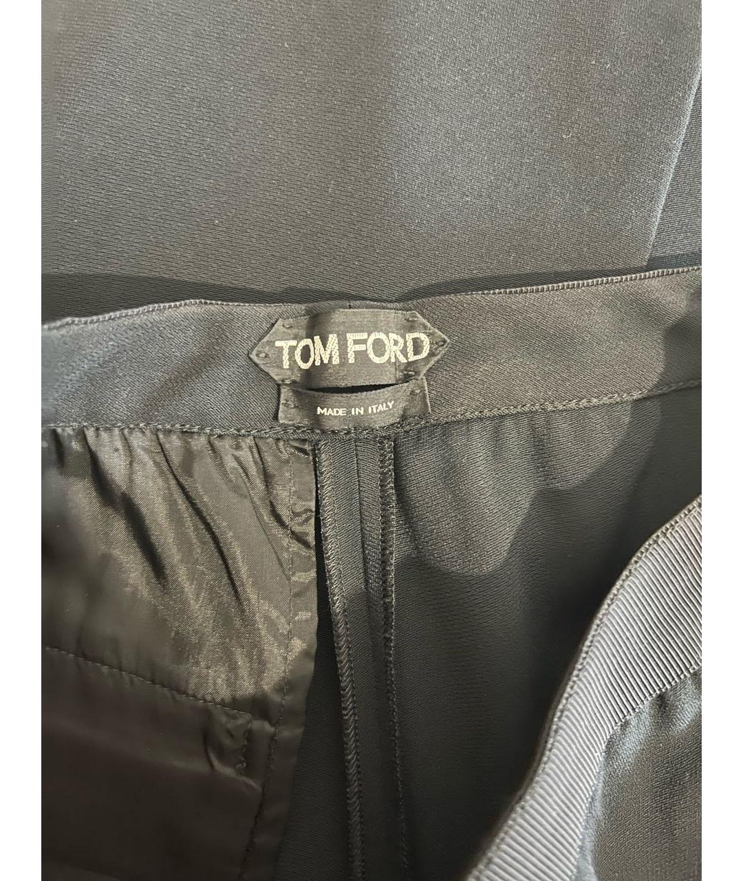 TOM FORD Черный вискозный костюм с брюками, фото 7