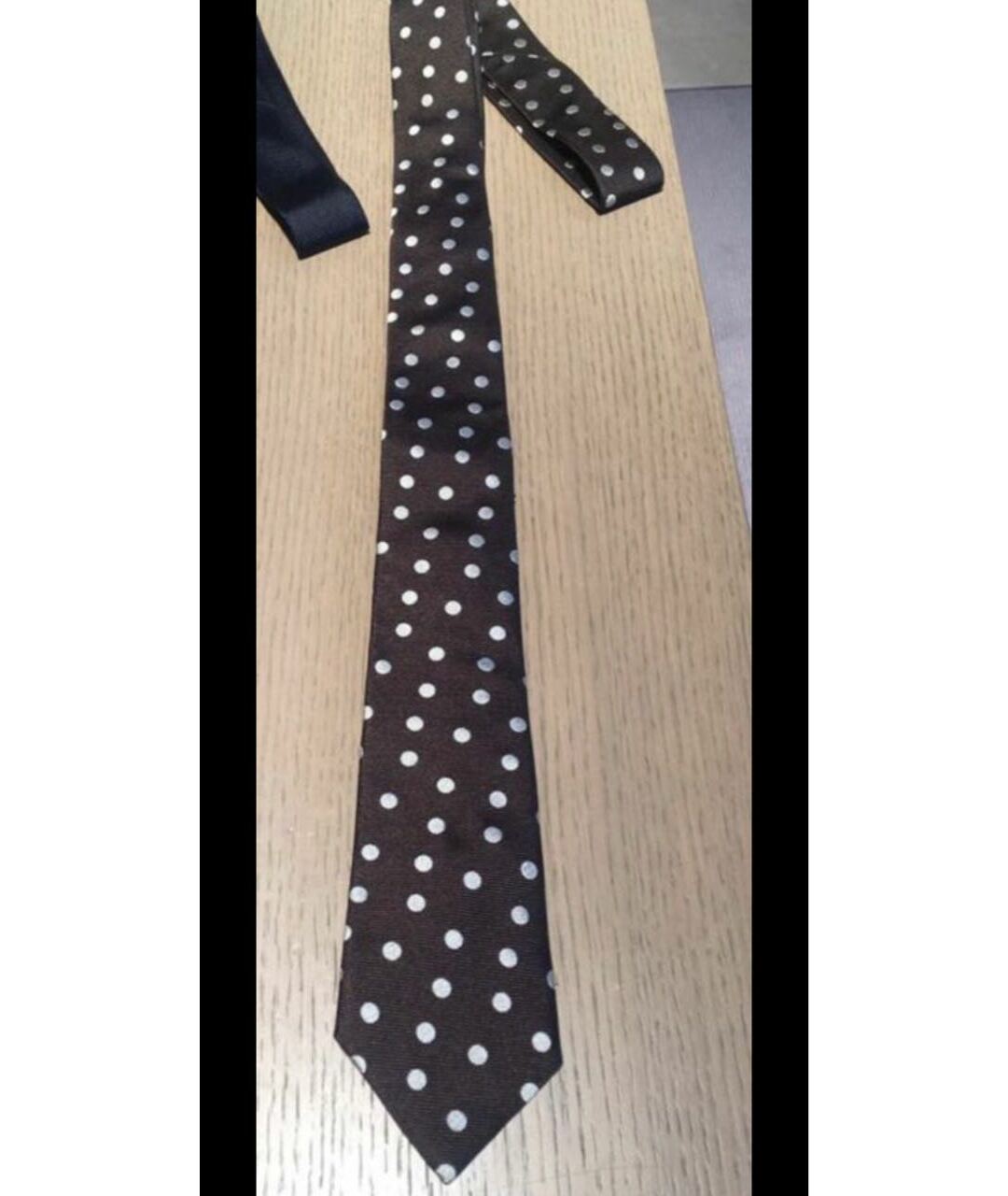 BOTTEGA VENETA Коричневый шелковый галстук, фото 4