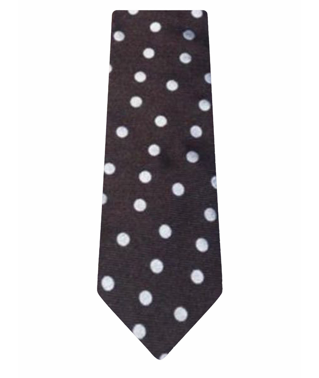 BOTTEGA VENETA Коричневый шелковый галстук, фото 1